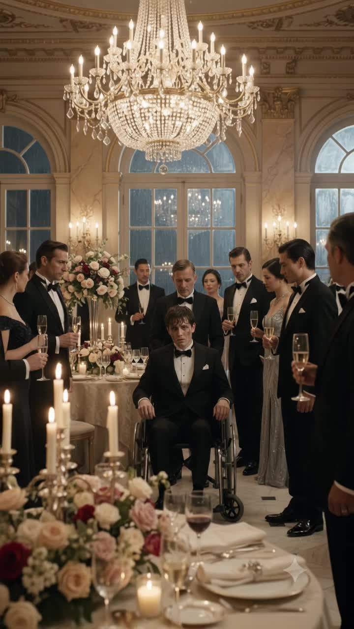 Uninvited Boy's Shocking Claim at Billionaire Gala Exposes Family Secret, Stuns Disabled Heiress.