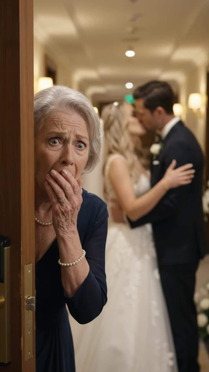 Mom Caught The Bride's 