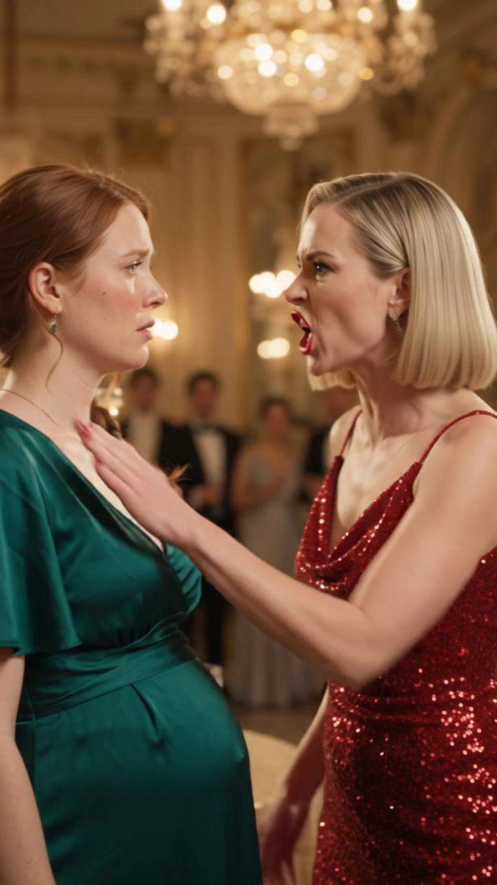Pregnant Wedding Crasher Exposes Shocking Family Secrets at Millionaire Engagement: DNA Reveal Stuns High Society Scandal