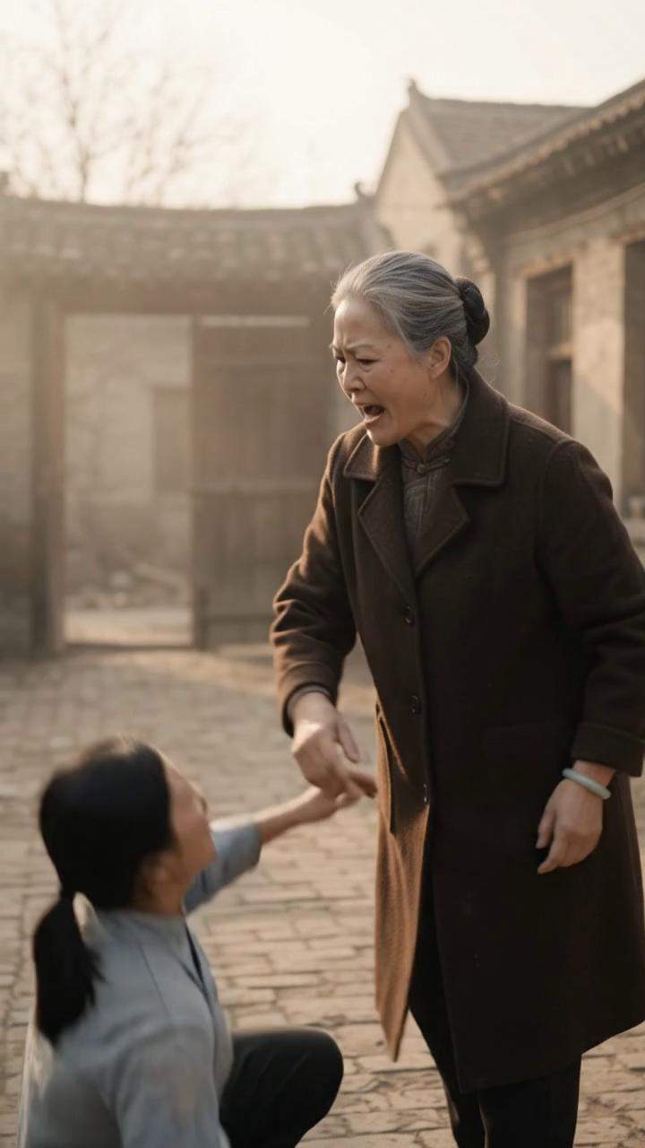 Shocking Inheritance Scandal: Elderly Matriarch’s Betrayal Exposed After Decades-Long Family Secret Unveiled in Courtyard Showdown