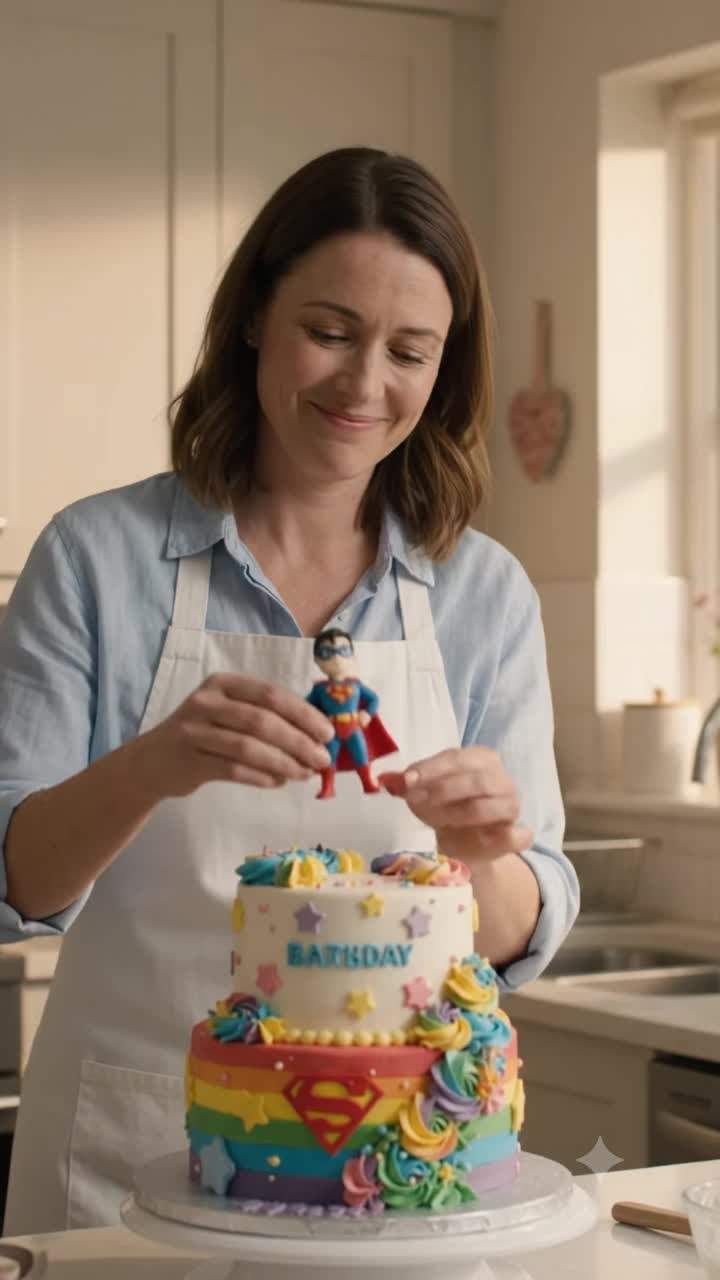 I walked in on my own sister pouring a bottle of cleaner into my son's birthday cake.