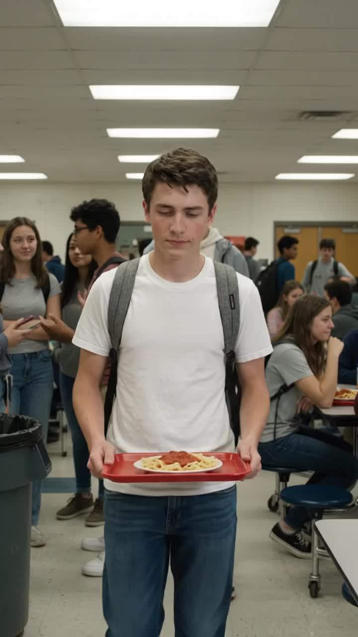 The cafeteria still smells like the pasta I wore that day.
