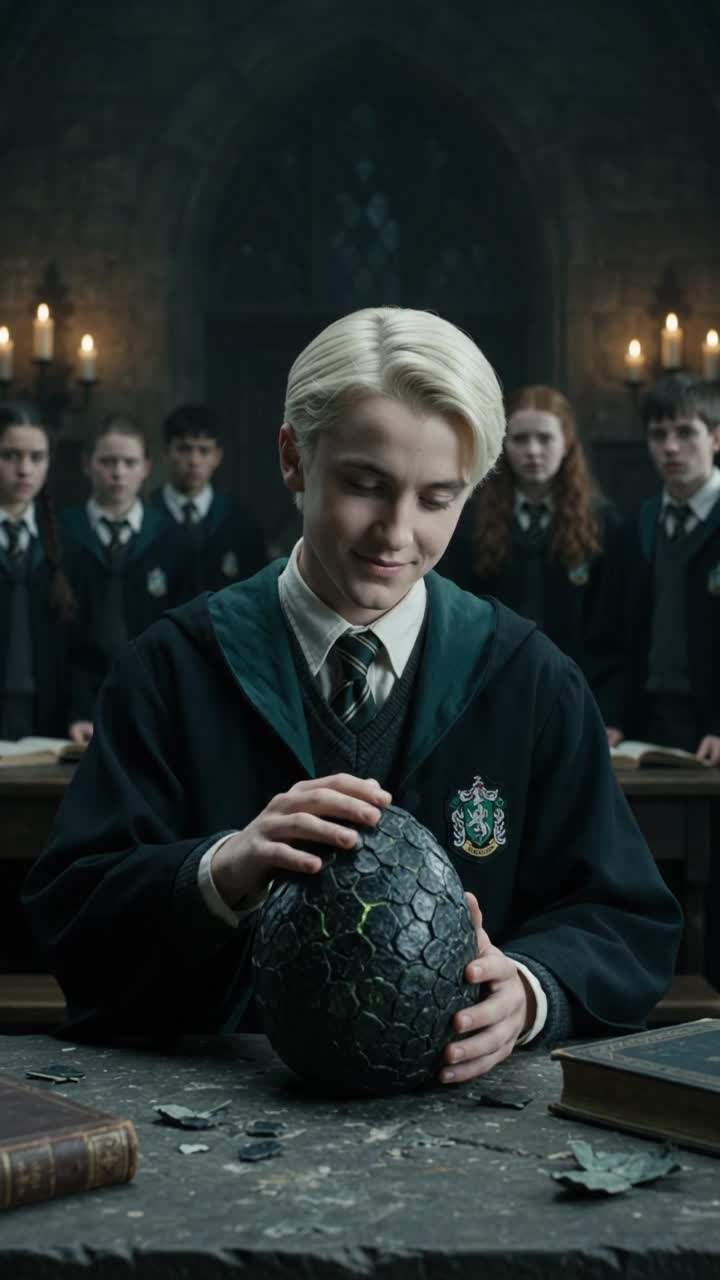 Hogwarts Silence Shattered: Malfoy's Desperate Ritual Unveils Ancient Terror From Forbidden Egg