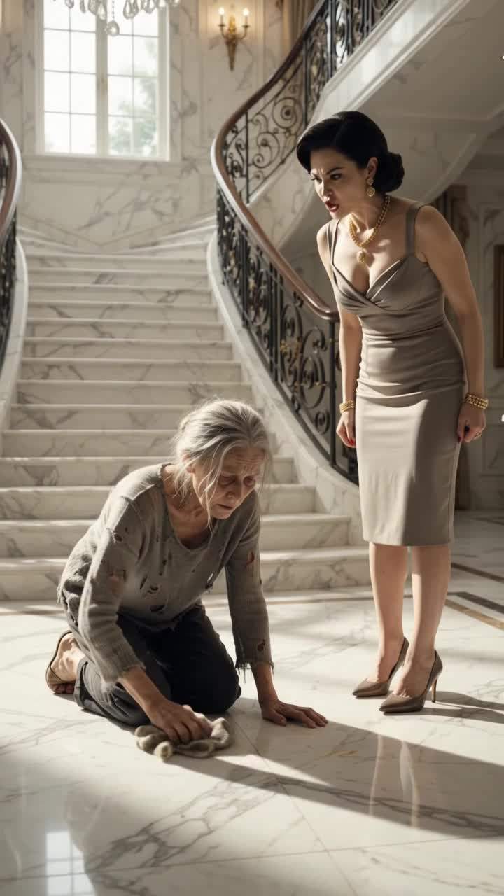 Penthouse Dinner Party STOPS Cold: Glamorous Daughter-in-Law’s Vicious Attack on Frail Mother-in-Law Exposes SHOCKING Family Fortune Secret!