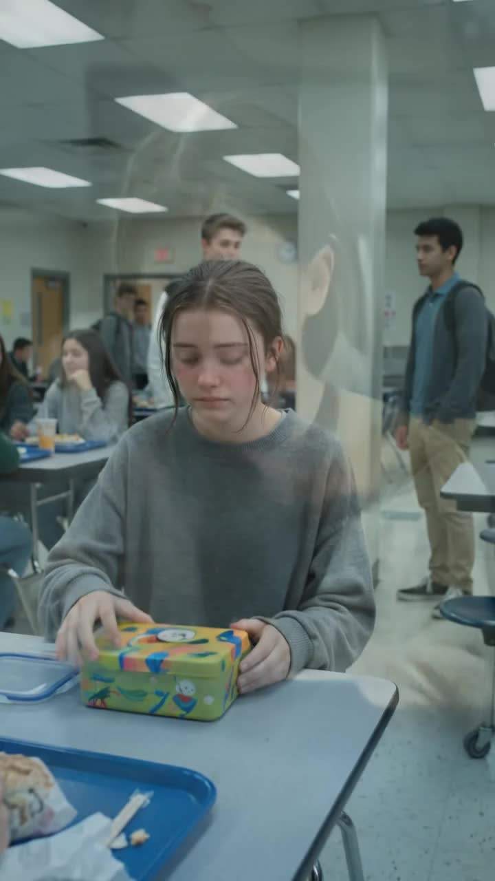 The cafeteria floor swallowed my lunch, and a piece of me went with it.