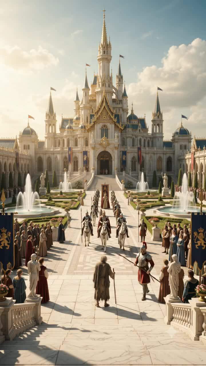 Royal Scandal: King HALTS Ceremony, Kneels to Ragged Old Man in SHOCKING Public Act – Was This a King's Secret or a Forgotten Ancient Prophecy?