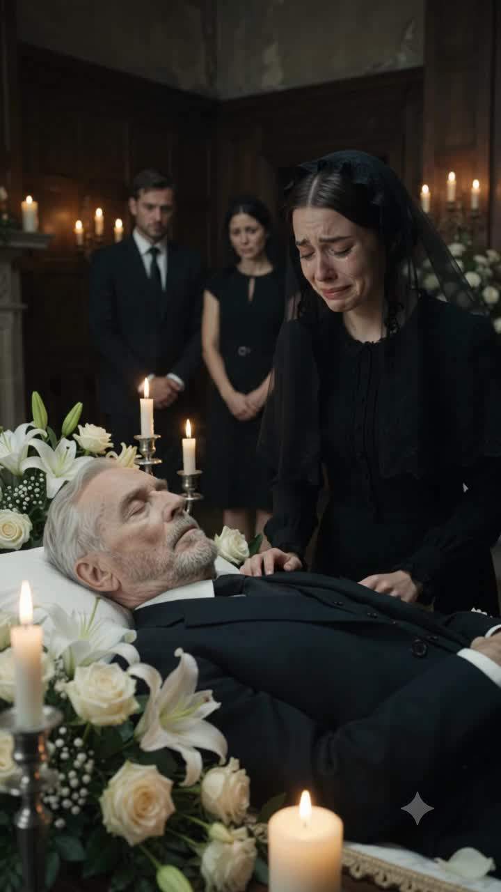 Inheritance Drama: Billionaire Patriarch Awakens Mid-Funeral, Exposing Shocking Family Secret!
