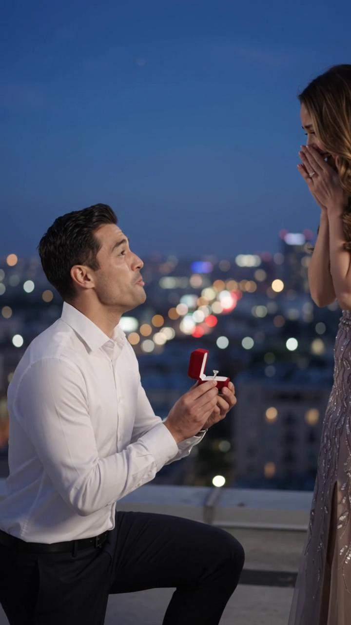 Rooftop Proposal SHATTERED: Furious Slap Exposes Fiance's Hidden Past and Stuns Guests!