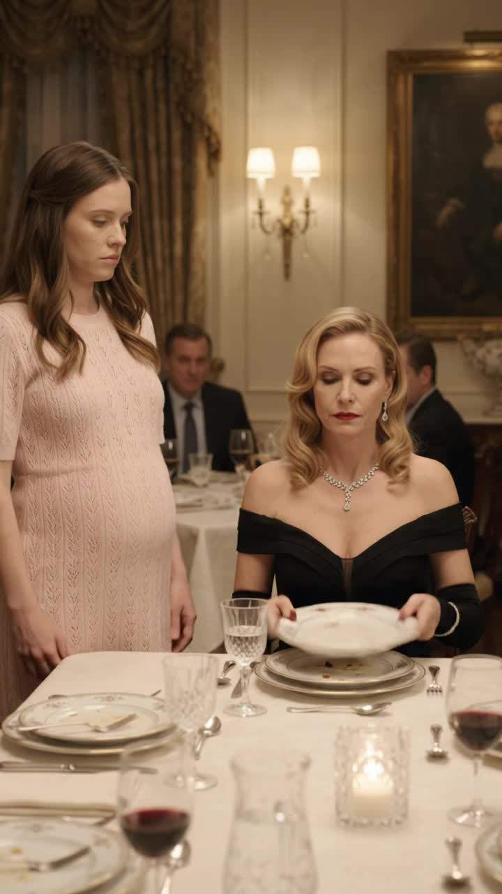 Elder Matriarch Humiliates Pregnant Guest At Lavish Dinner, Unaware The Patriarch Knew HER TRUE IDENTITY – And Was About To Unleash FURY