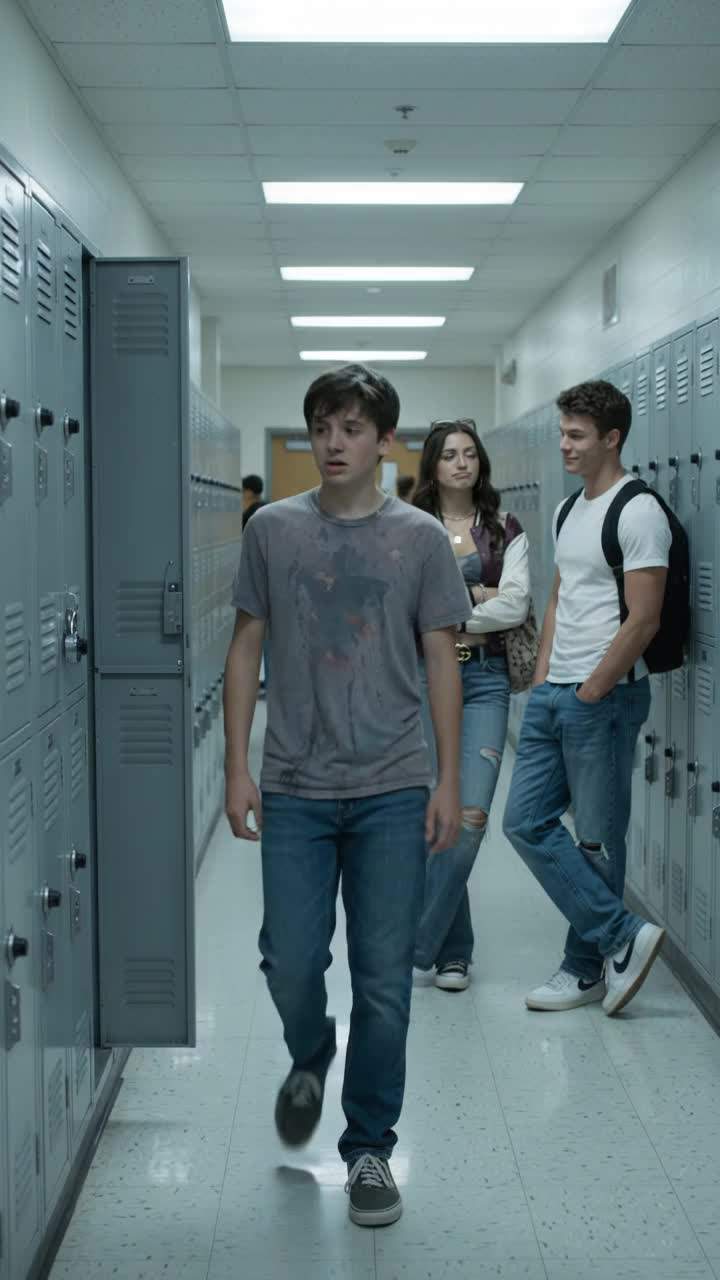 I still can't believe what happened with my locker and the lunch tray.