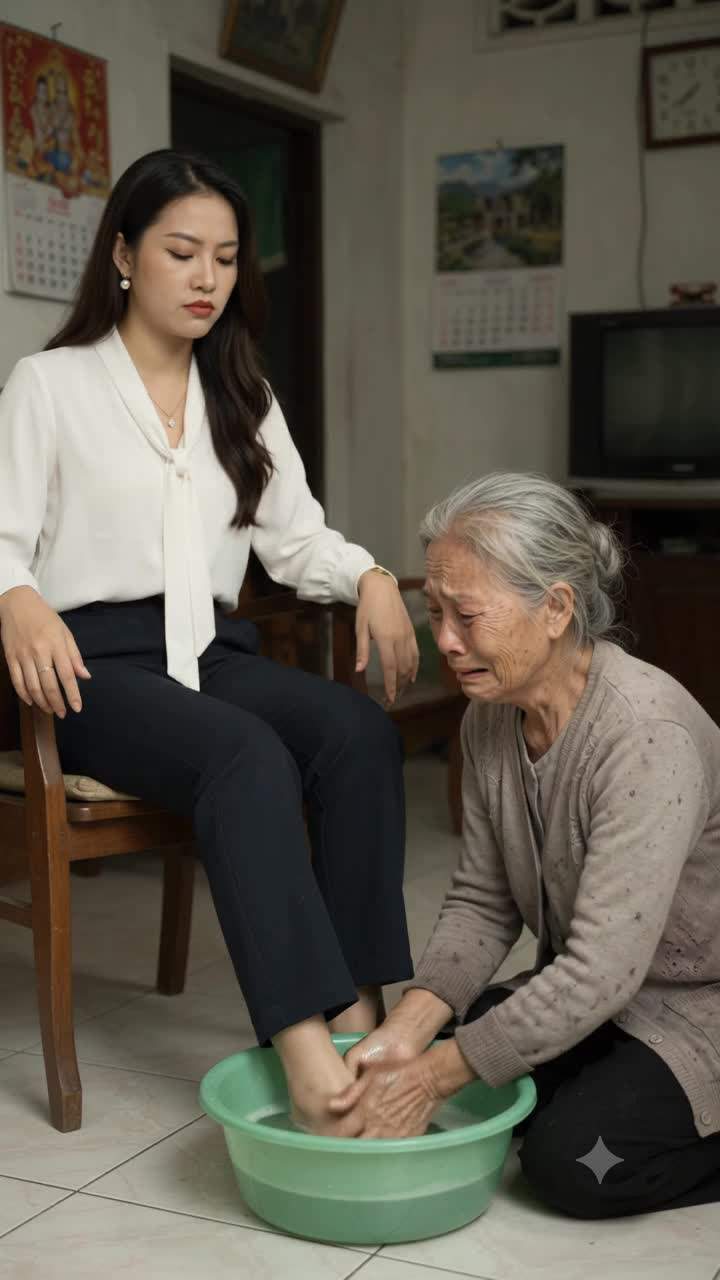 Homecoming Horror: Soldier Witnesses Family Drama as Wife Forces Mother’s Head into Filthy Water Over Military Family Secrets – The Betrayal Story You Won't Believe!