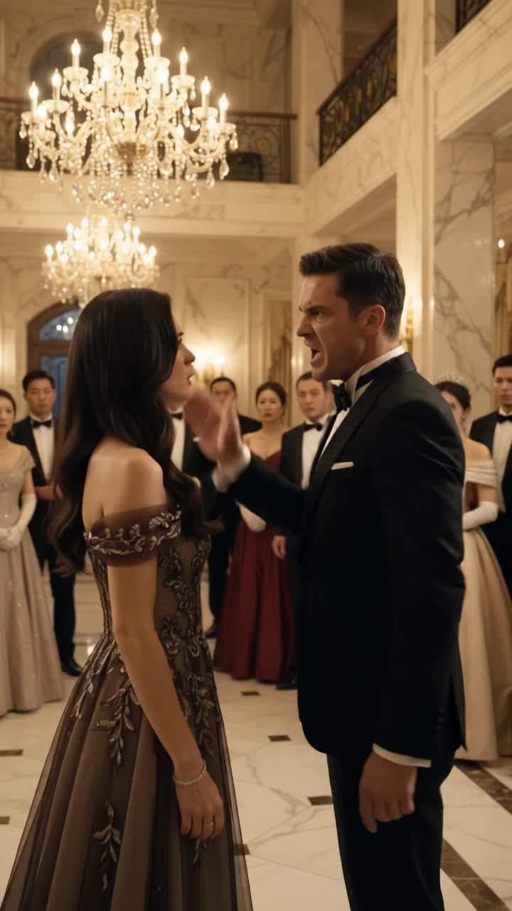 Billionaire Gala Shock: Slapped Wife Retaliates with Wine, Unveiling a Corporate Revenge Plot that Stuns Wealthy Elites