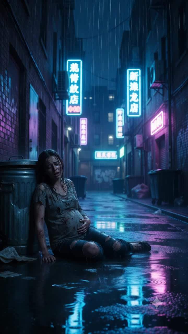 Rain-Soaked Alley Miracle: Pregnant Woman's Secret Unlocks Ancient Fantasy Power