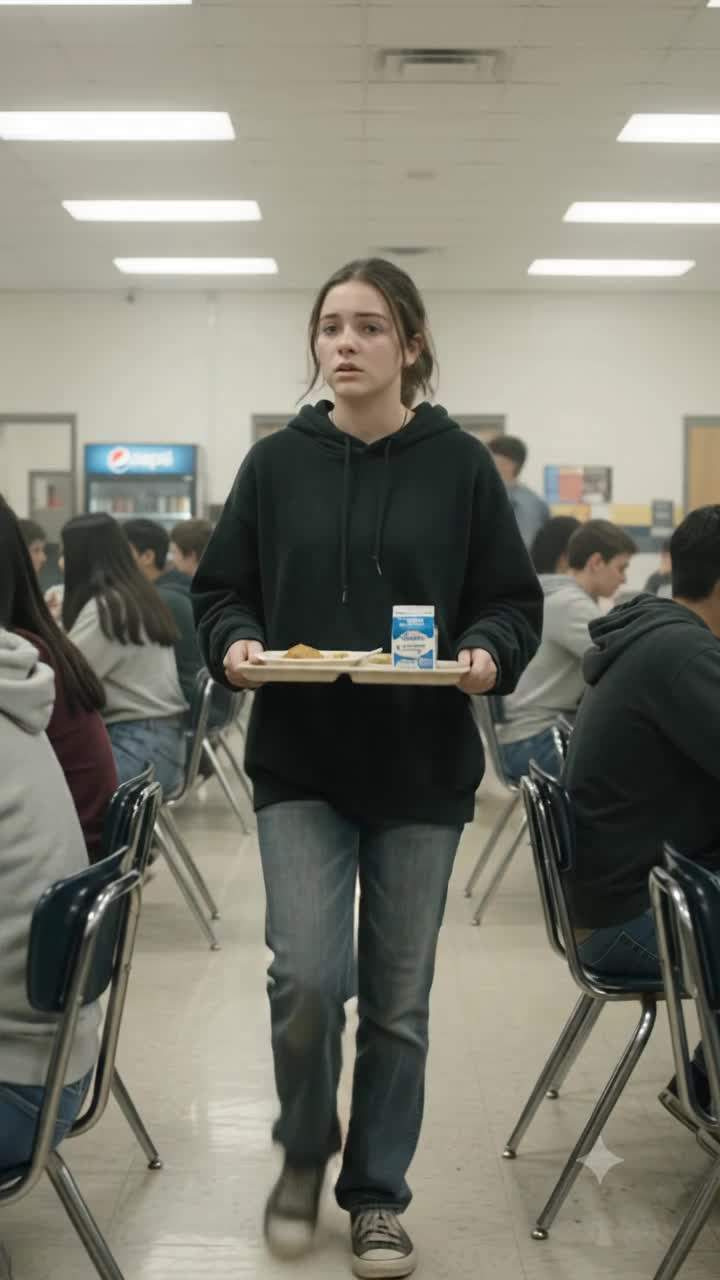 I still see that empty cafeteria chair.