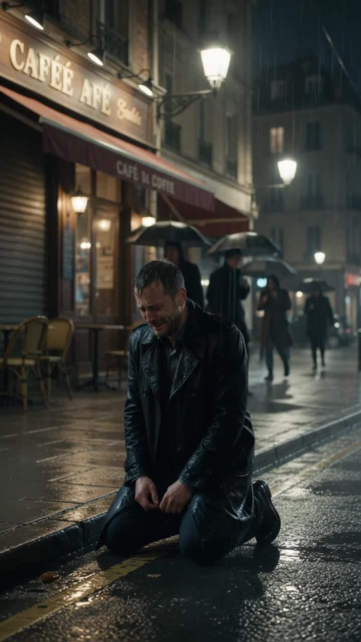 Rain-Soaked Revelation: A Homeless Girl's Kindness Unlocks a Decades-Old Family Secret, Igniting a Desperate Emotional Reunion and a Deadly Mystery Unravelled.