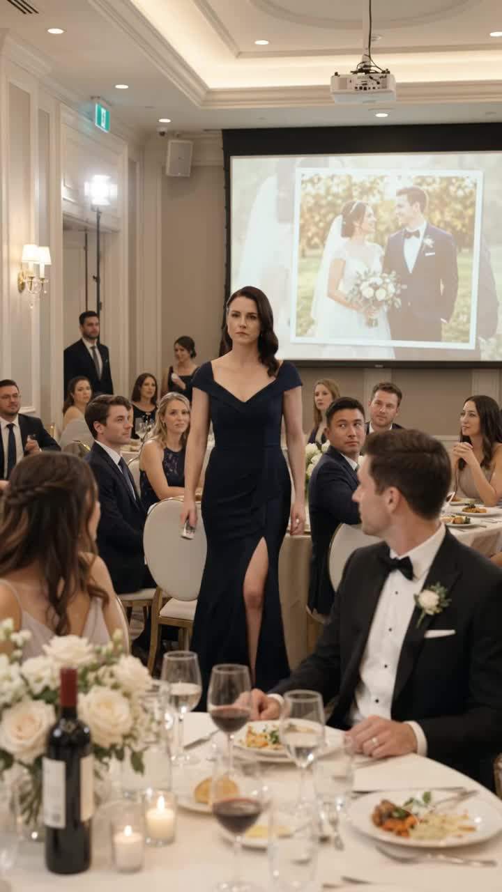 I Thought It Was Her Dream Wedding, Until His Secret Splashed Across the Screen