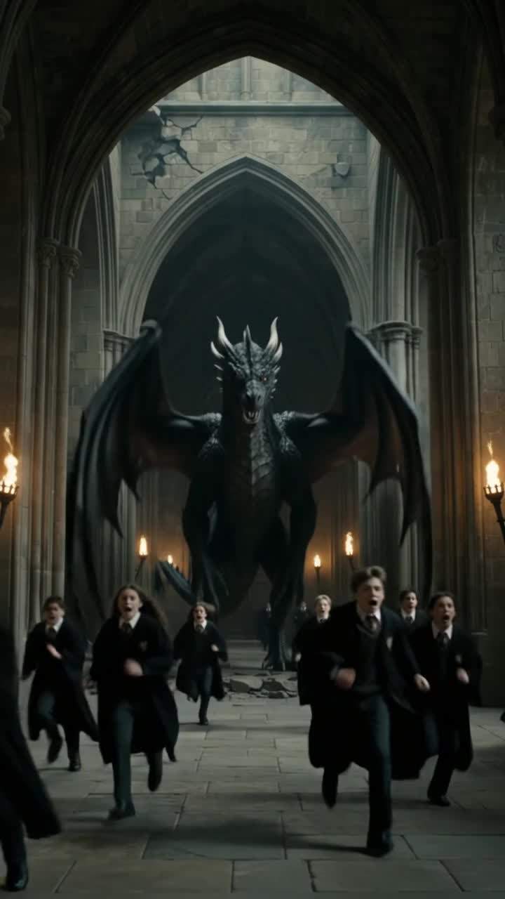 Hogwarts Shakes: Malfoy's Dark Secret Unleashed! Why He Tried to Heal the Rampaging Black Dragon.