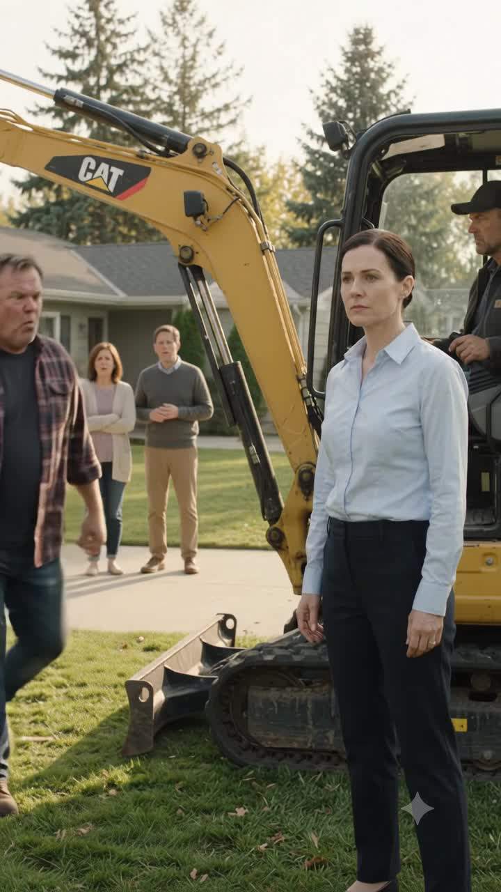 My Neighbor Thought He Owned Our Community Land, So I Brought a Digger to His Fence