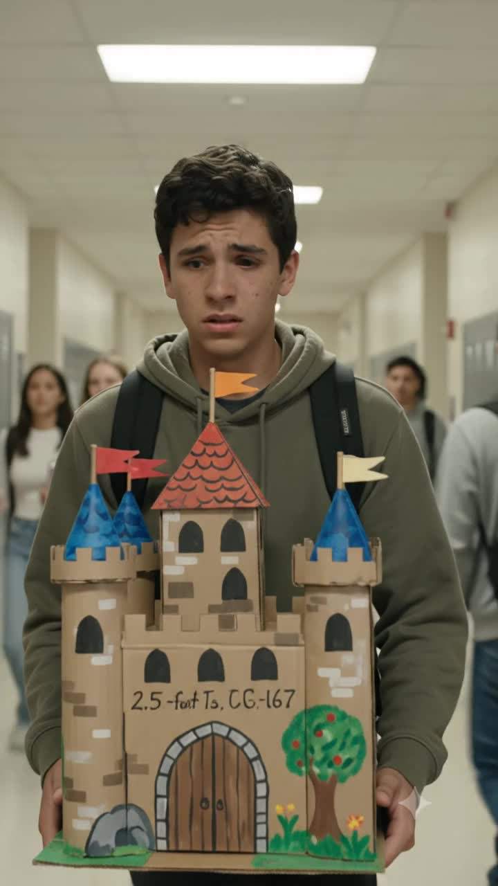 I still feel sick thinking about my cardboard castle project.