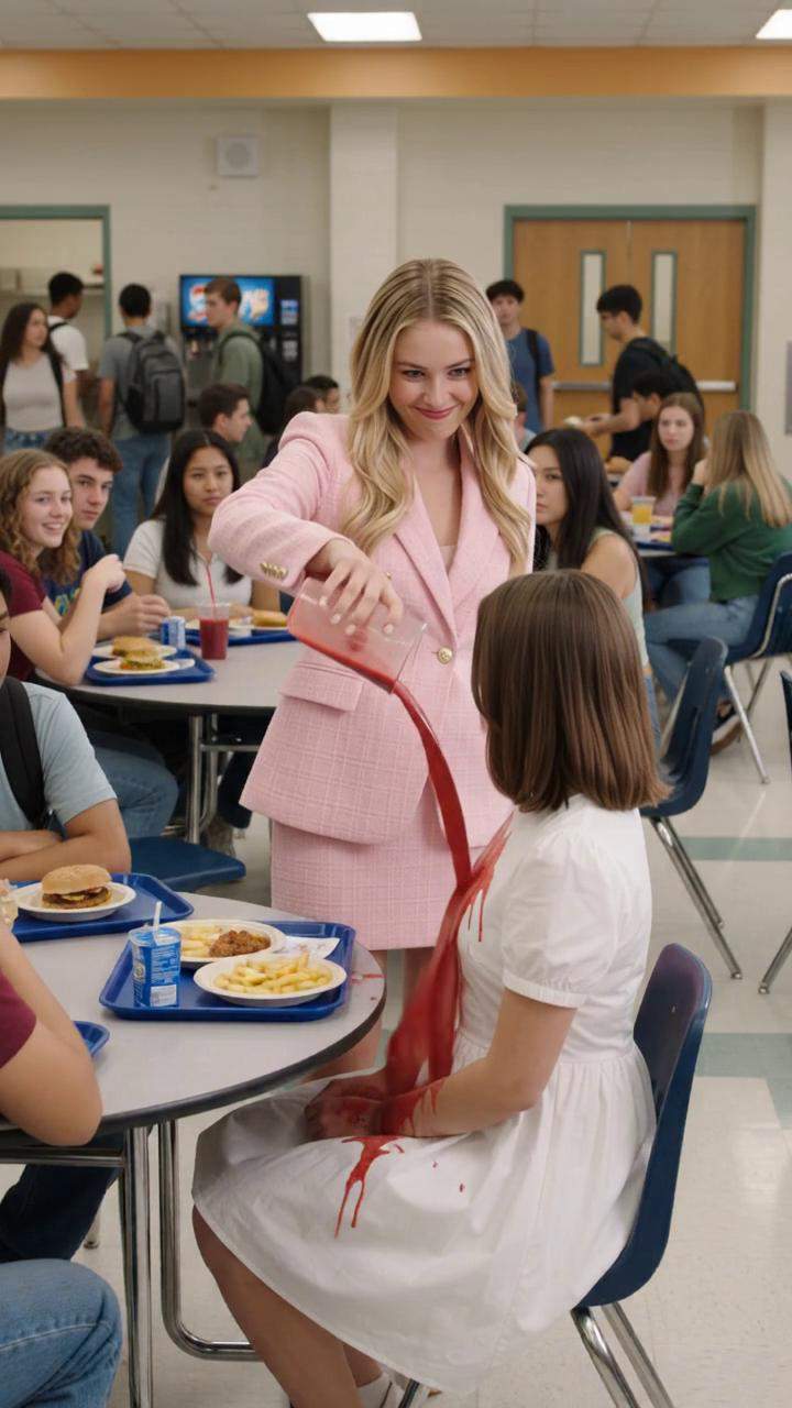 Cafeteria Showdown: Quiet Girl Unleashes SHOCKING Secret, Exposing Queen Bee's Lie in Viral High School Revenge!
