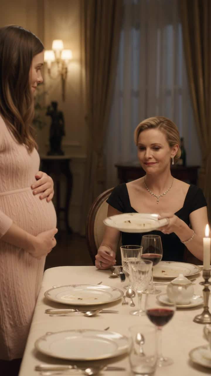 Family Dinner Explodes: Pregnant Woman Humiliated By Host's Sister, Uncovering Shocking Inheritance Secrets