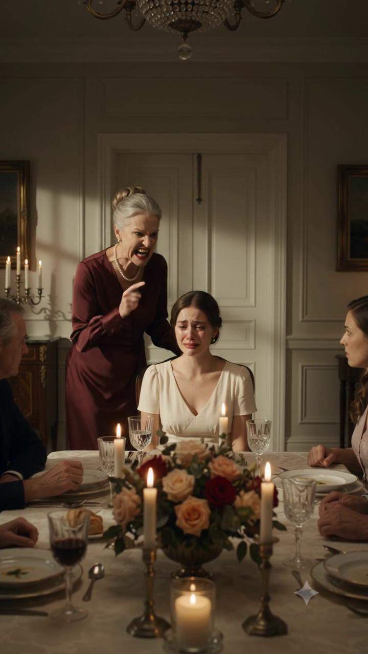 Luxury Engagement Dinner Explodes: Matriarch Publicly Shames Heiress Over Deep Secret, Igniting Shocking Family Feud