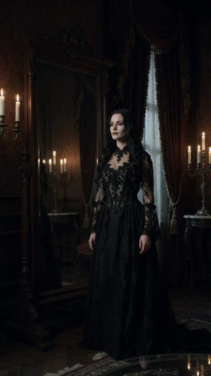 Her Rival's Reflection Smiled WITHOUT Her, Exposing a Terrifying Dark Magic Curse in a Grand Victorian Mansion