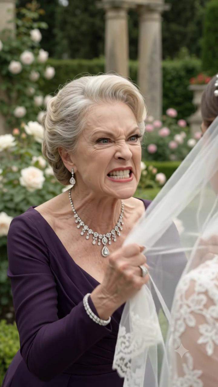 Wedding Matriarch Rips Bride's Veil, Triggering Shocking Family Scandal Over Hidden Inheritance at Luxury Wedding