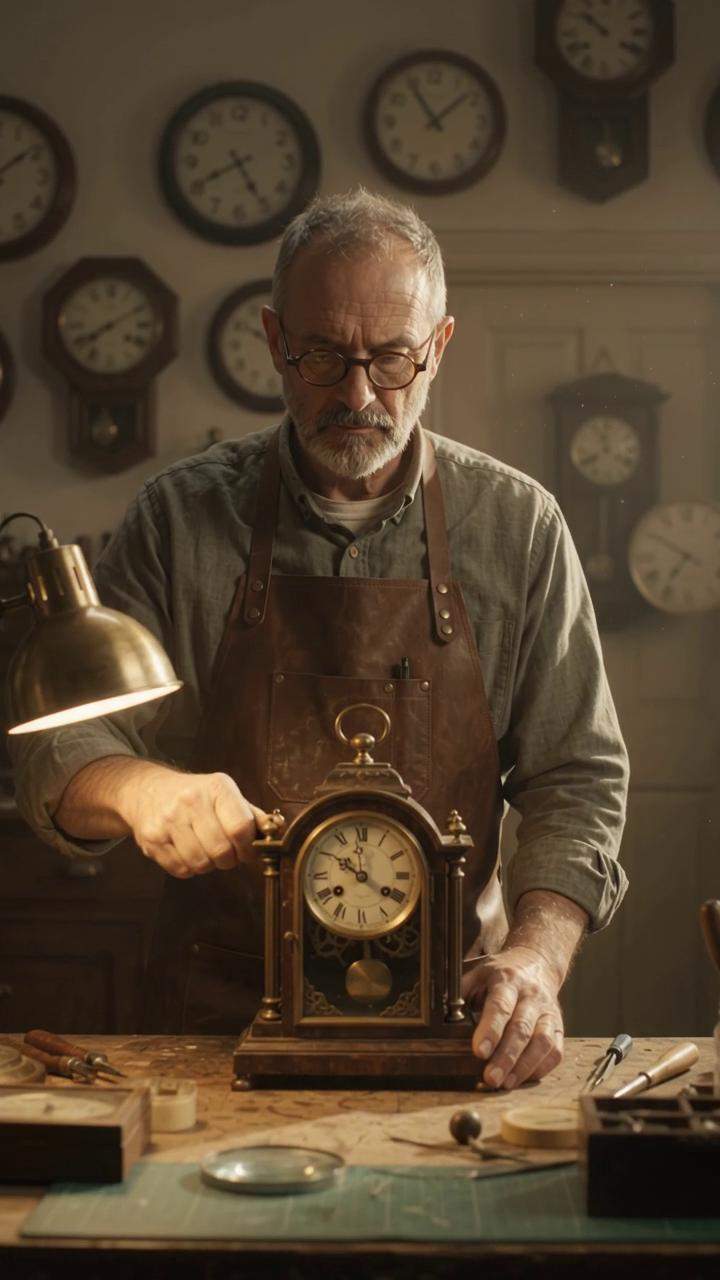His Antique Clock Froze Time. What He Saw Next Revealed a Horrifying Secret!