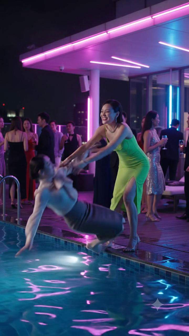 Singapore Socialite's Cruel Pool Prank Unlocks Assistant's Hidden Mermaid Power