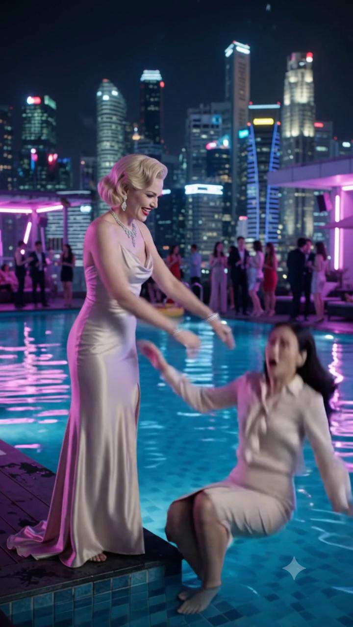 Rooftop Party Terror: Socialite's Cruel Prank Unleashes Ancient Secret in Singapore's Infinity Pool!