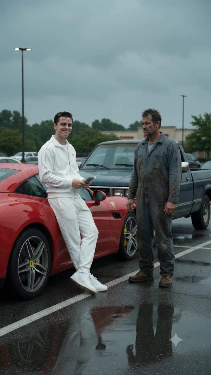 A Rich Brat Stole My Only Parking Spot And Insulted My Life So I Taught His Luxury Car How To Swim In The Mud