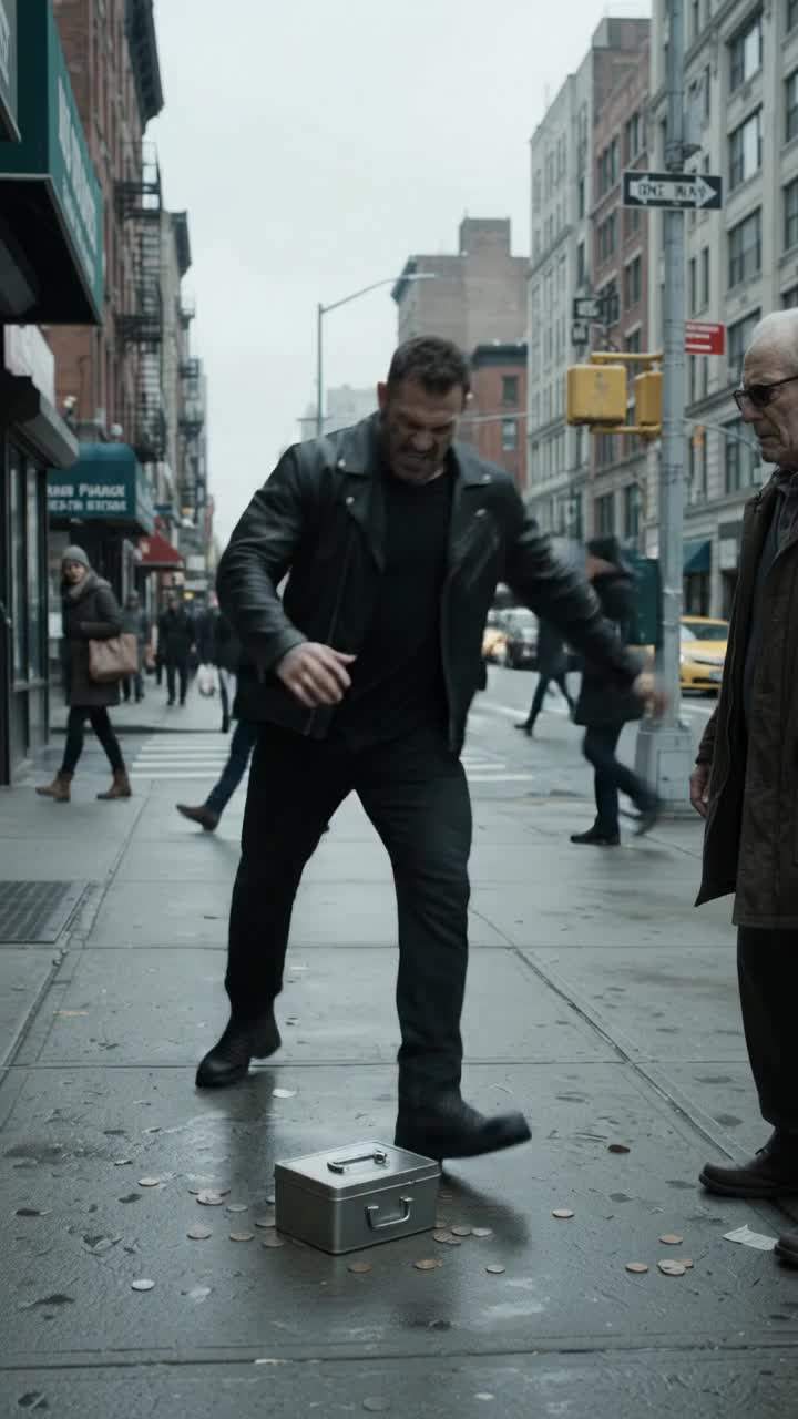 I watched a heartless predator rob a blind man in broad daylight while the city turned its back