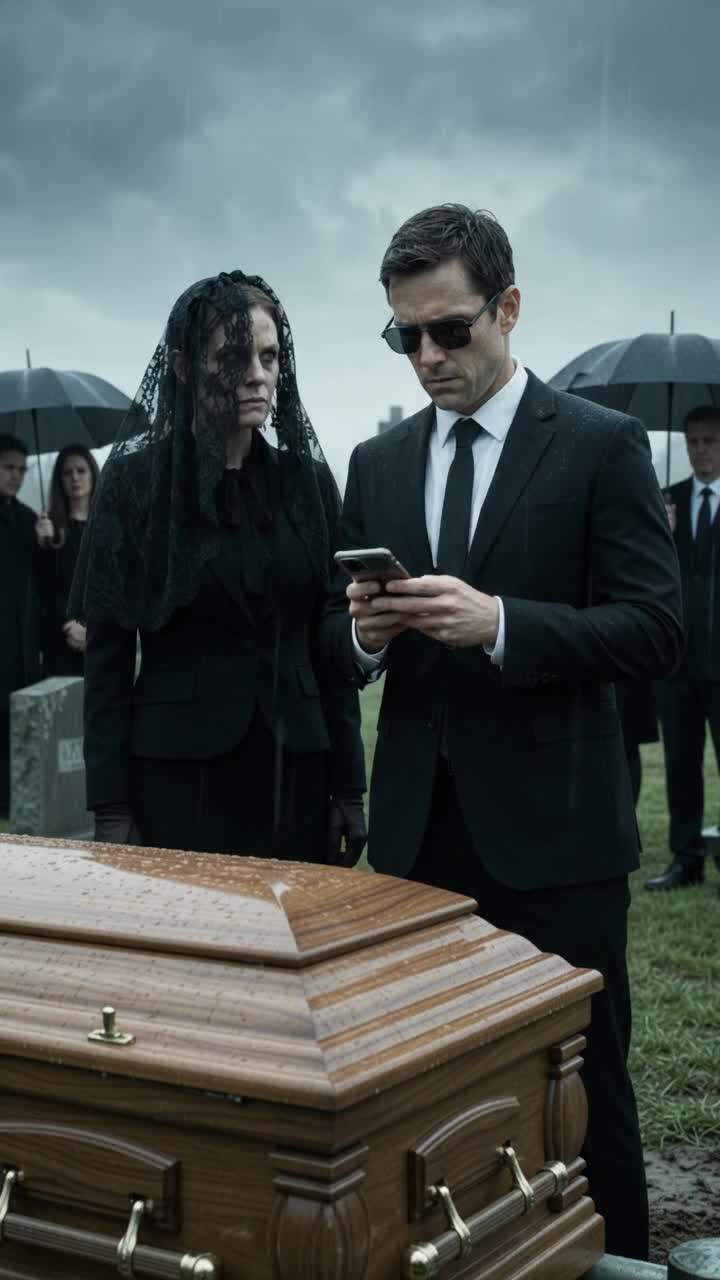 I Caught My Husband Texting His Mistress At My Mother's Funeral So I Buried His Secret In The Grave