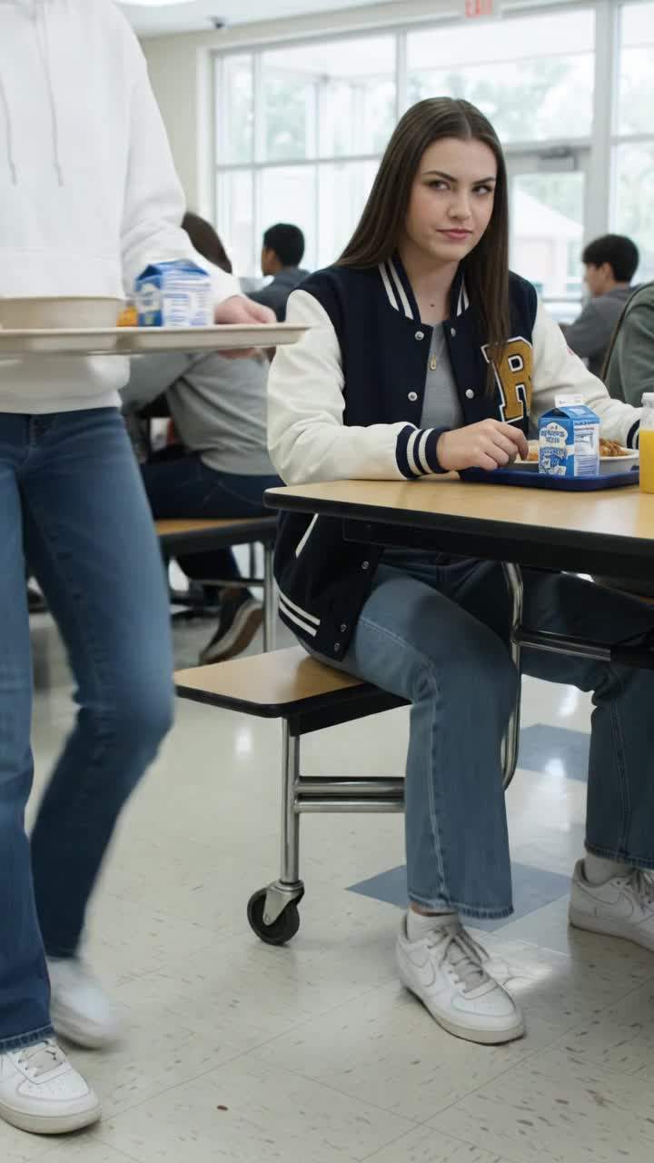 I thought we were still friends until she stuck her foot out in the middle of the crowded cafeteria.
