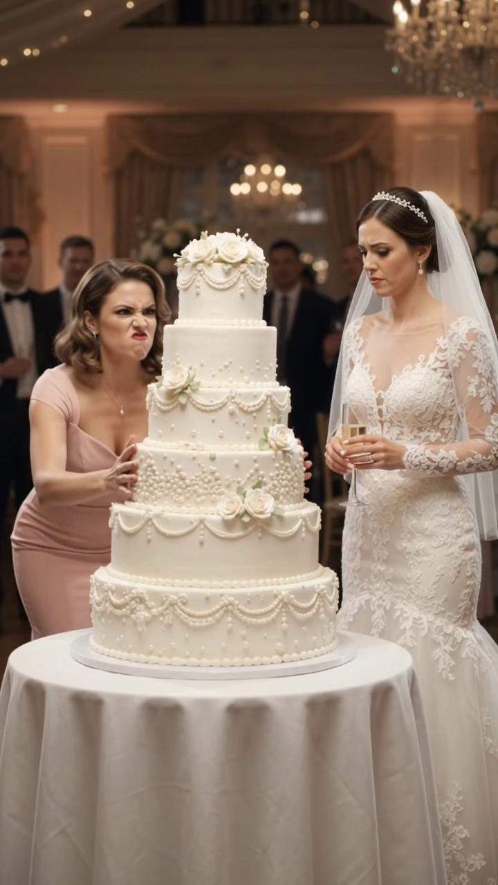 The Moment a Luxury Wedding Disaster Revealed a Dark Family Secret: Why This Bridesmaid Targeted the Five-Tier Cake.