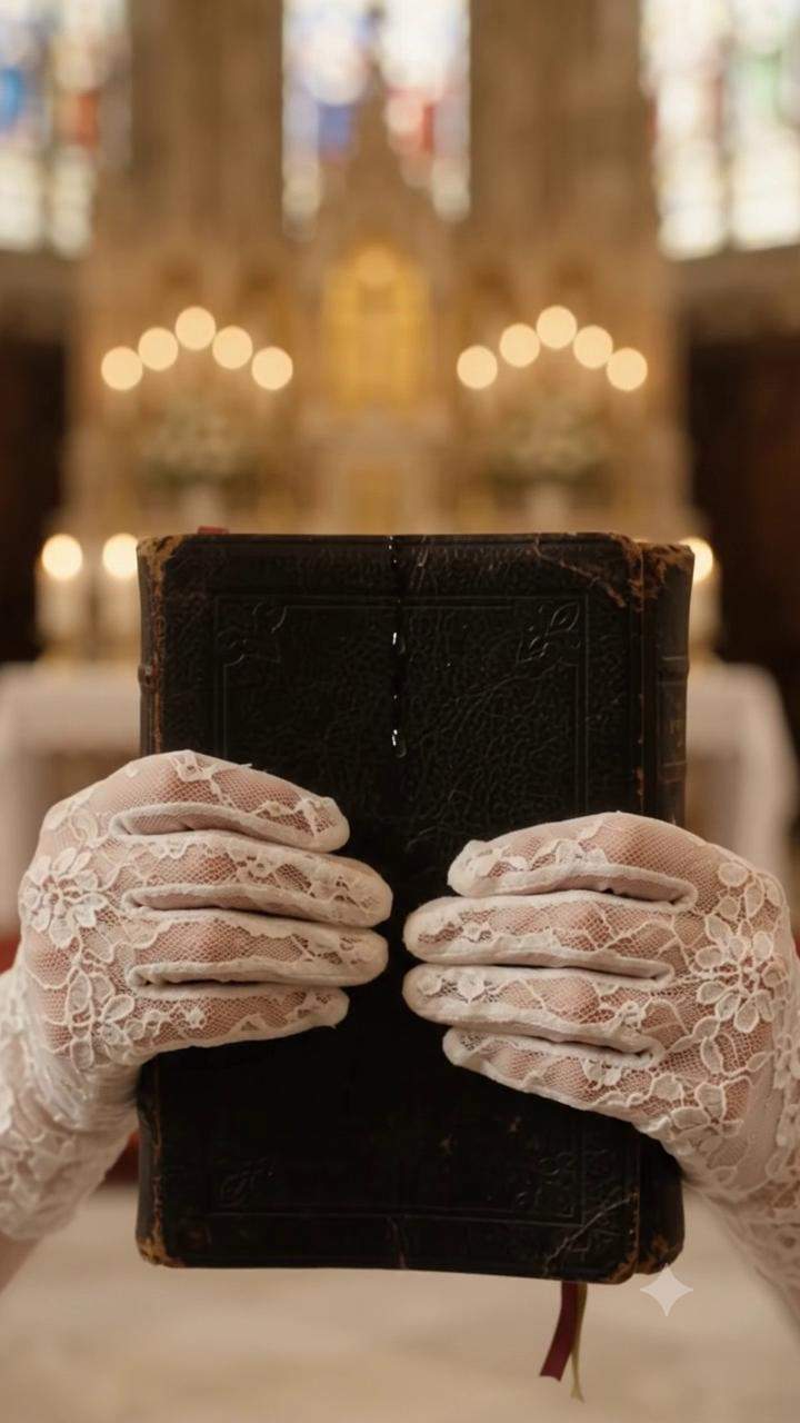 The Altar Revelation: Why This Bride’s Heavy Vow Book Slap Exposed a Tragic Wedding Scandal and Inheritance Betrayal.