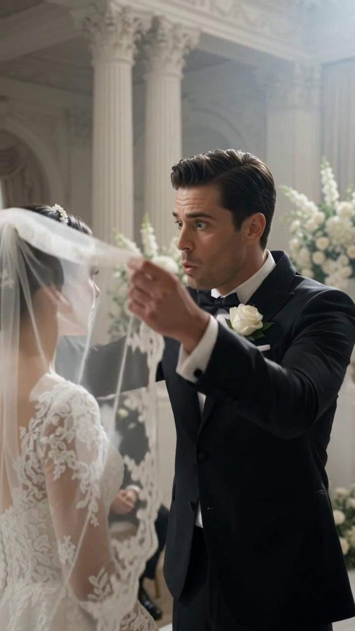 The Secret Vow Scandal: Groom Uncovers Identity Fraud at Altar During Luxury Wedding as Real Bride Demands Inheritance.