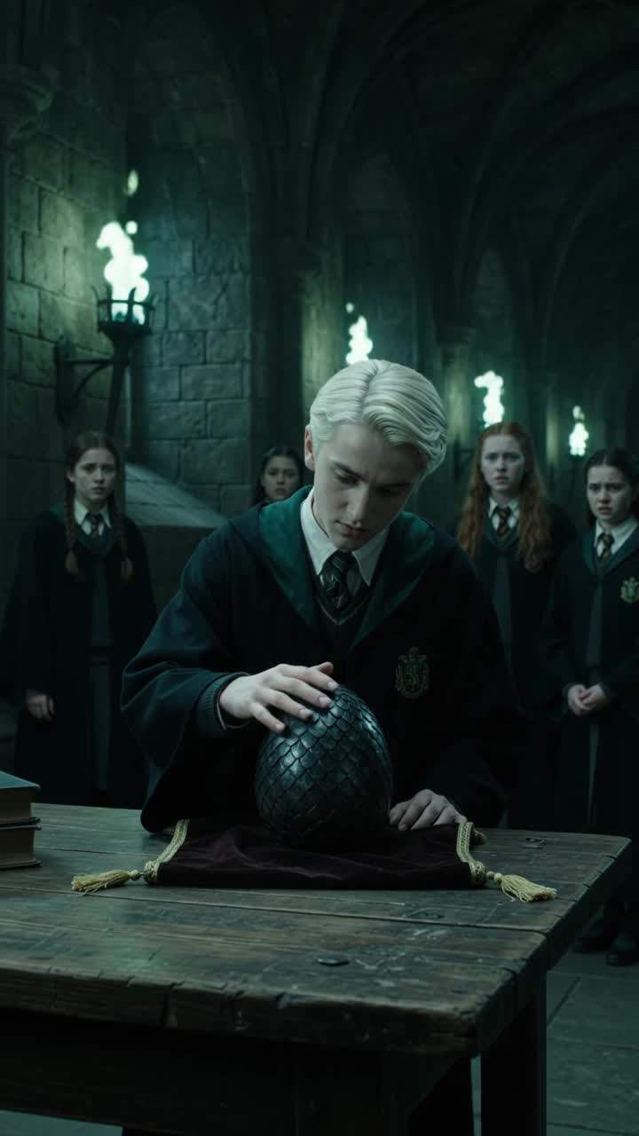 The Forbidden Slytherin Ritual: Why Draco Malfoy’s Secret Dragon Hatching at Hogwarts Contains a Darker Truth for the Wizarding World