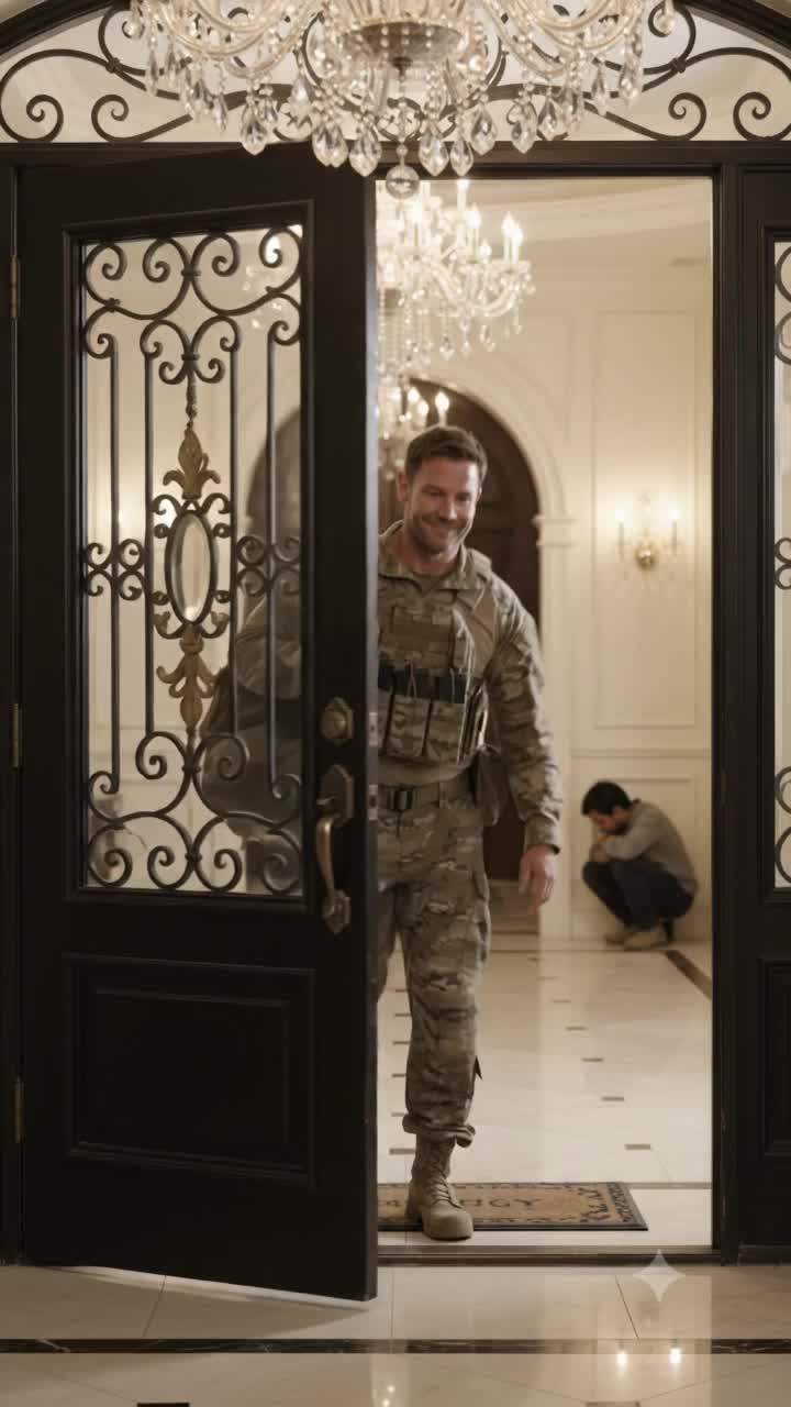 Military Hero Returns to Find Wife Feeding His Mother Dog Scraps During Secret Inheritance Betrayal and Family Asset Liquidation.