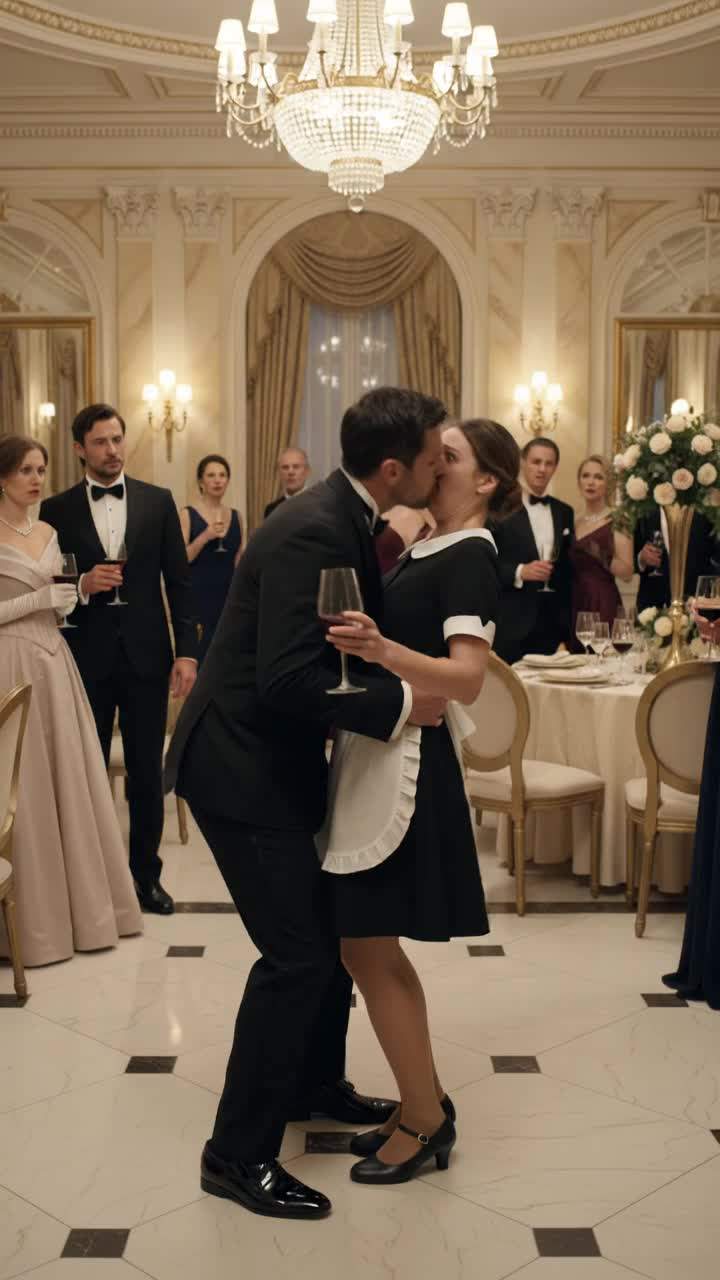 Groom’s Scandalous Public Kiss with Maid at Elite Engagement Gala Reveals $500M Inheritance Fraud and Secret Bloodline